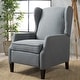 preview thumbnail 2 of 59, Wescott Wingback Pushback Recliner by Christopher Knight Home Charcoal