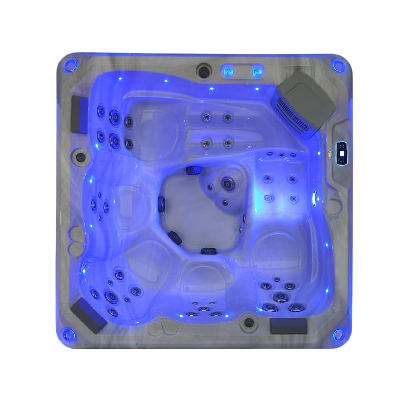 5-Person 41-Jet Premium Acrylic Lounger Spa Standard Hot Tub