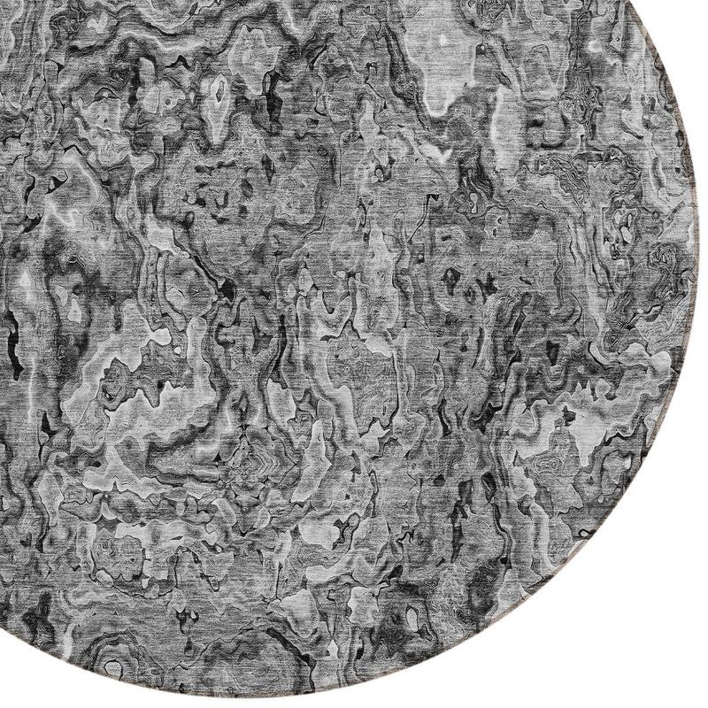 HomeRoots Abstract Transitional Rectangle Outdoor Rug