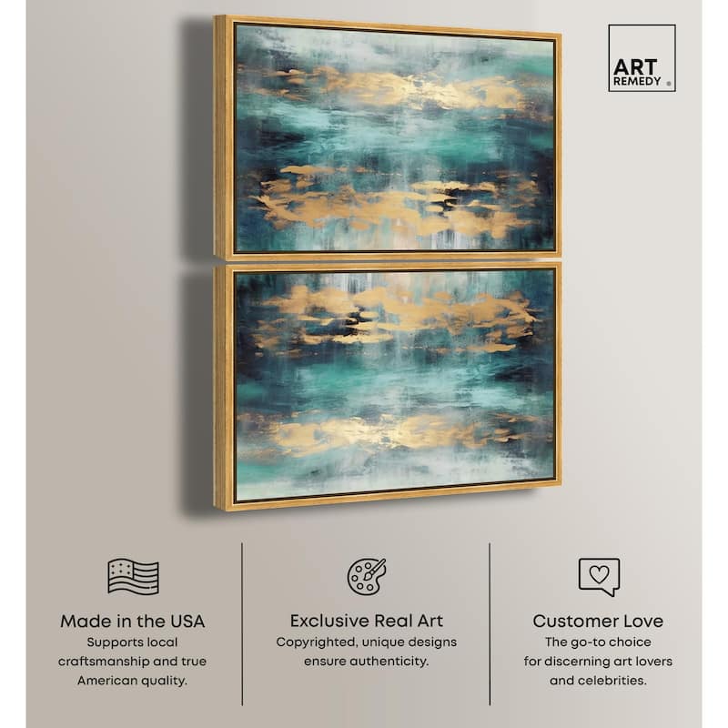 Summer Wine table Canvas by Art Remedy