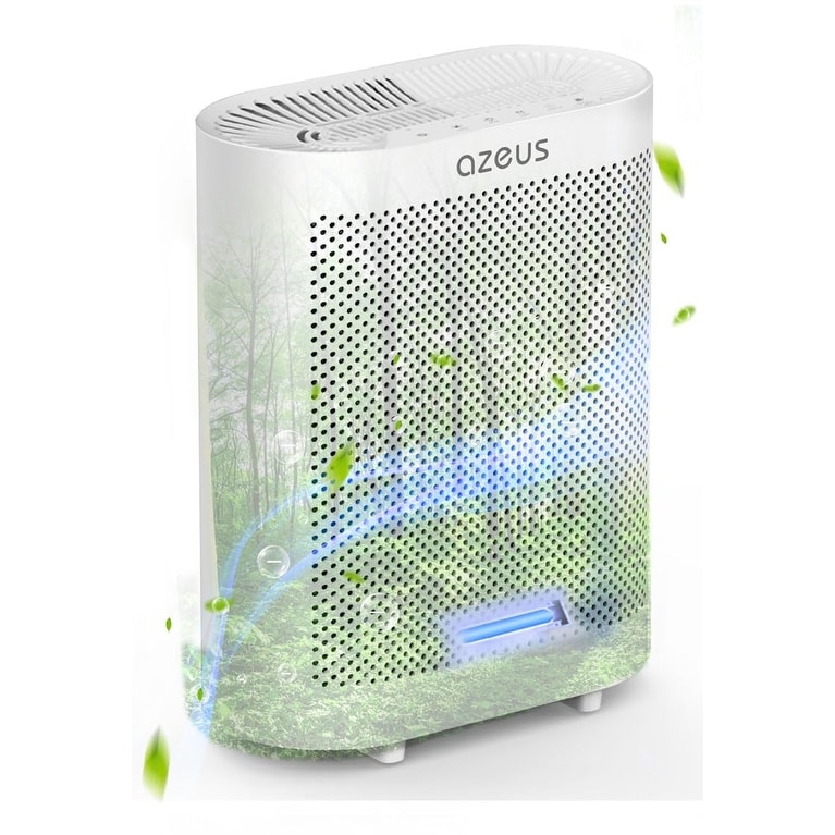 UV-C Light True HEPA Air Purifier with Ionic Generator, up to 1800 sq ft, Filter Pollen, Smoke, Dust | Air Quality Sensor