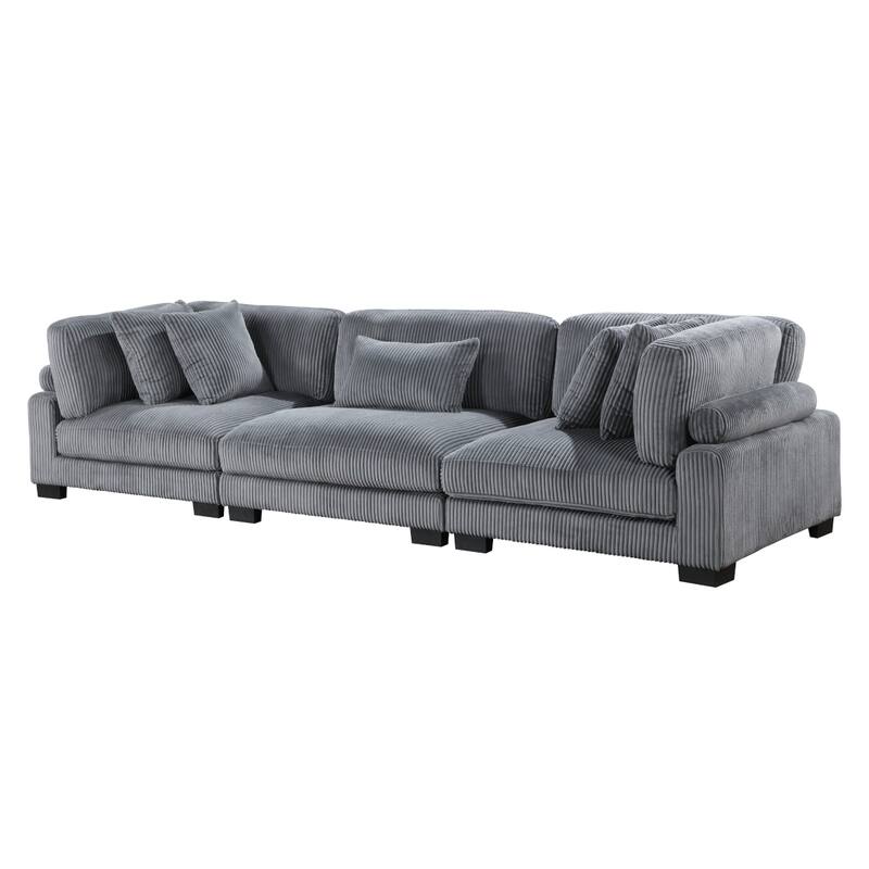 Chevre Gray Fabric Sofa