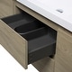 preview thumbnail 134 of 169, CASAINC Floating Bathroom Vanity with Resin Top Basin and Soft Closing Drawers