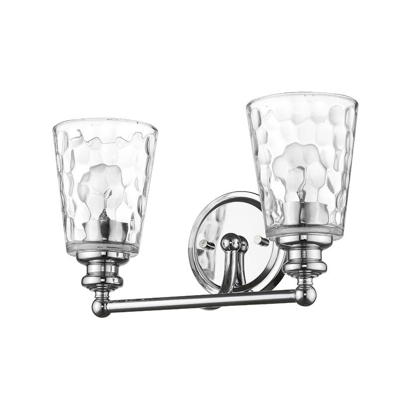 Modern Transitional Hardwired Wall Light with Reversible Mount and Clear Glass Shade LED Compatible