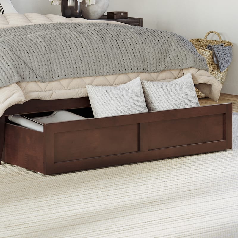 AFI Queen Size Foot Drawer - Walnut