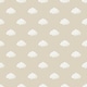 preview thumbnail 1 of 4, Galerie Wallcoverings Little Explorers 2 Clouds Non-woven Matte Wallpaper Roll 33 feet x 21 inches - Beige