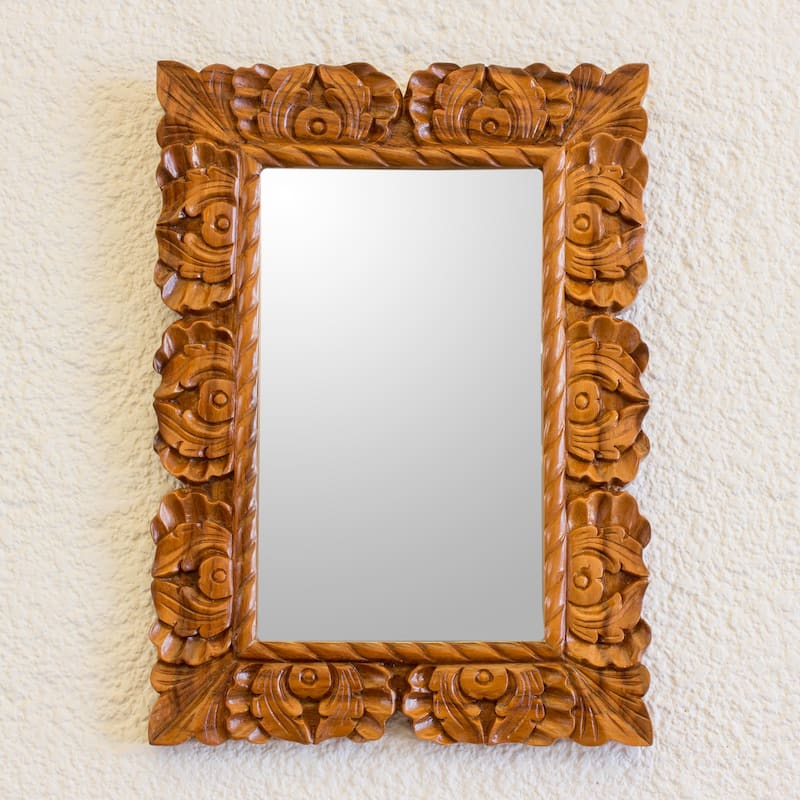 Novica Handmade Naturally Baroque Mirror