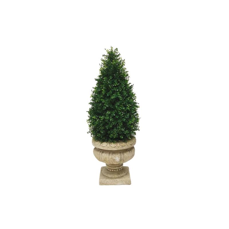 Faux Boxwood Topiary - Teardrop with Stake