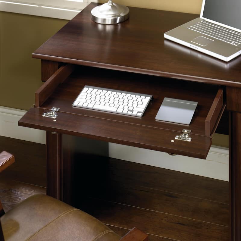 Computer Desk with Keyboard Tray - Modern Office Writing Table, 53" Wide