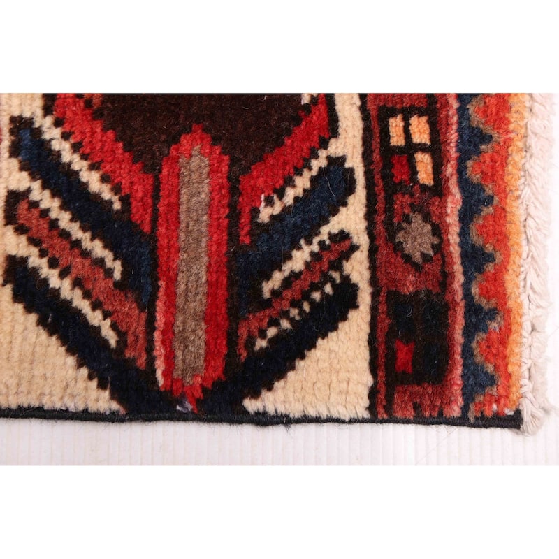 ECARPETGALLERY Hand-knotted Andelz Dark Red Wool Rug - 5'7 x 10'3