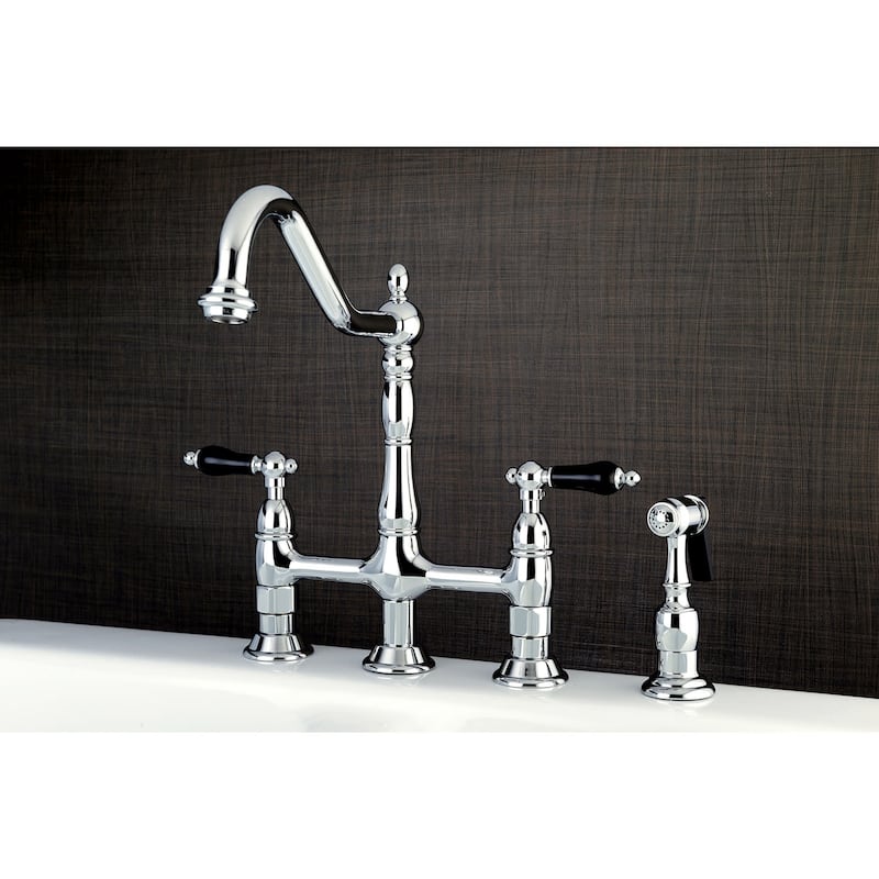 Kingston Brass Duchess 1.8 GPM Bridge Kitchen Faucet � Includes Side