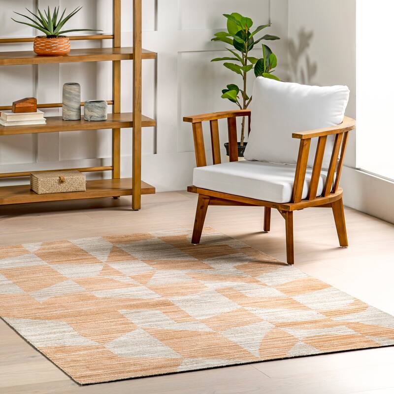 Nuloom Aranea Abstract Machine Washable Indoor/Outdoor Area Rug