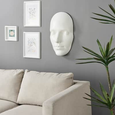 Sumerian Faces Resin Wall Sculptures