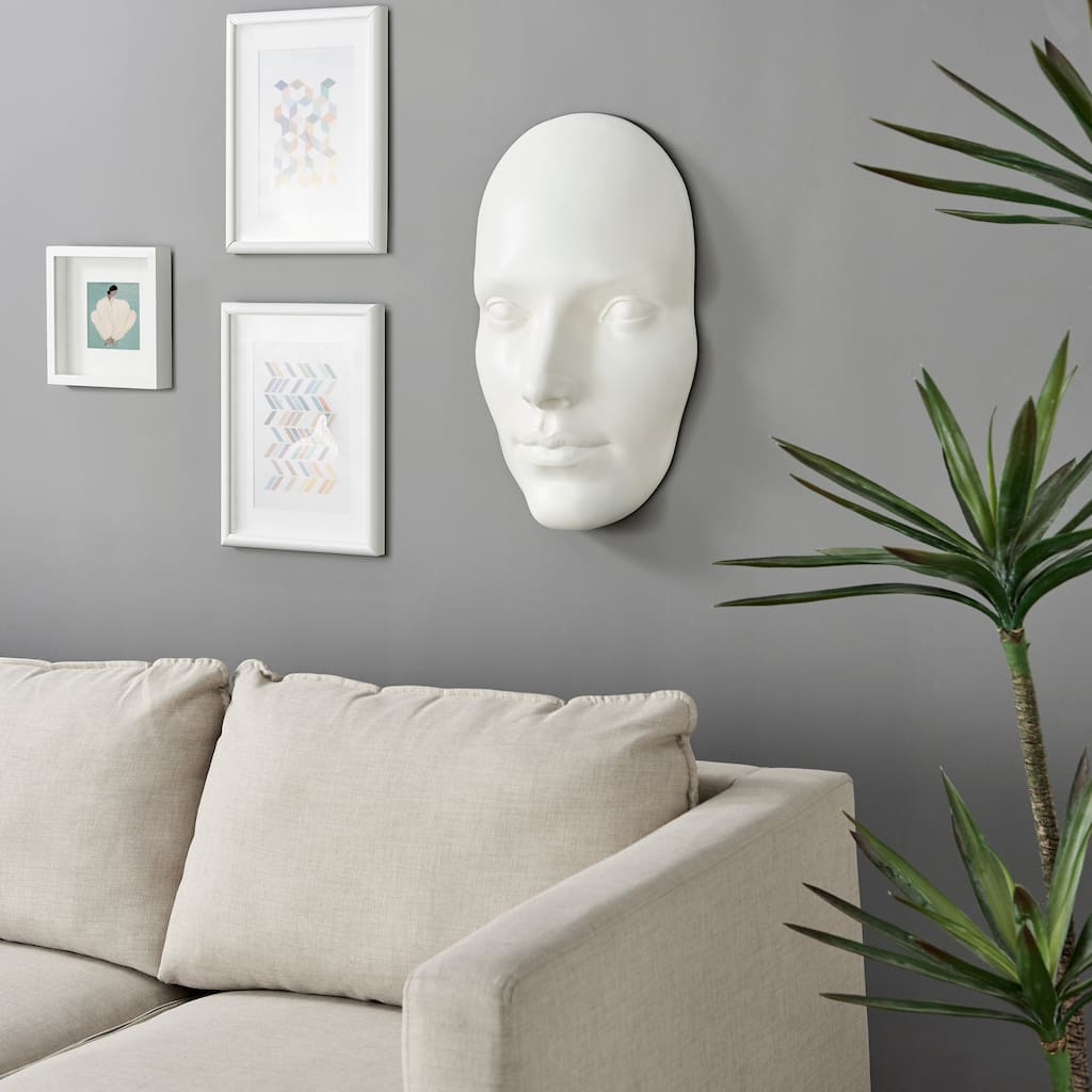Sumerian Faces Resin Wall Sculptures