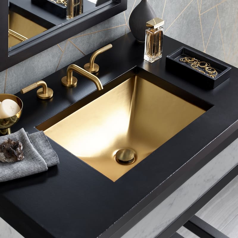 Amara Fireclay Dual Mount Bathroom Sink - 20" x 14" x 4.75"