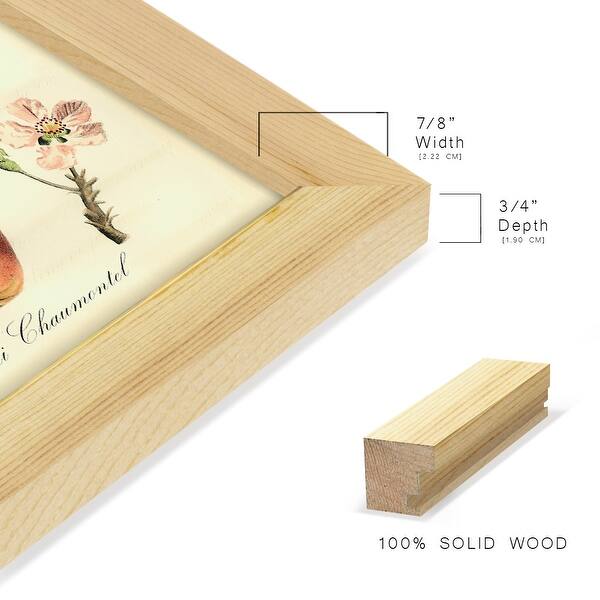 dimension image slide 0 of 18, Printed Tuscan Fruits IV -Framed Print w/glass-Cherry Red