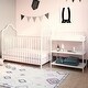 preview thumbnail 3 of 54, Little Seeds Lanley Metal Crib White