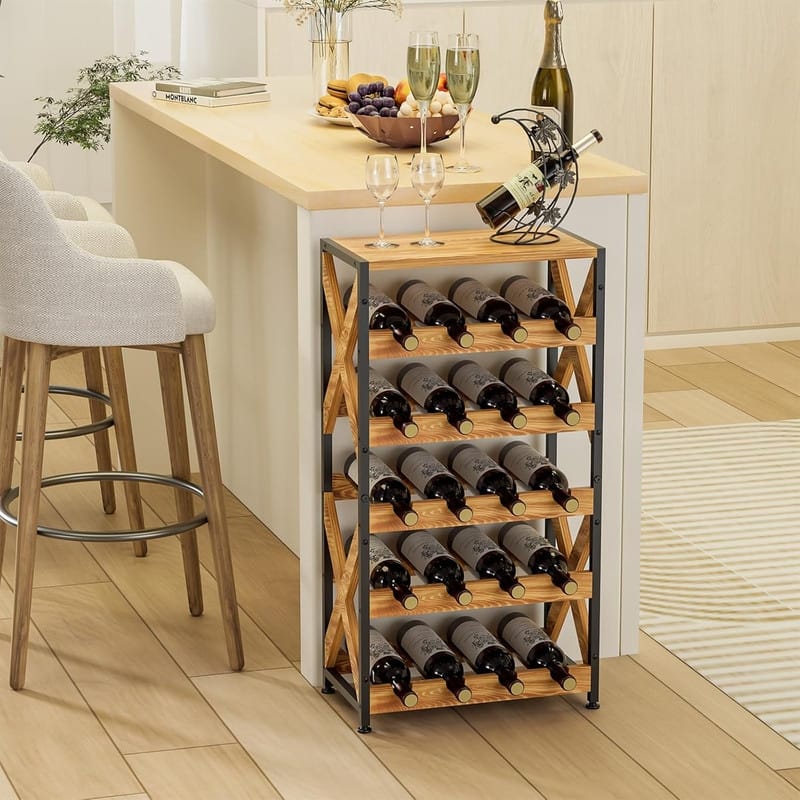 5 Tier Wine Display Storage Stand Shelf