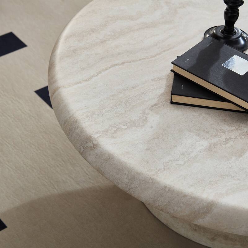 Elegant Modern Round Coffee Table, Ideal for Stylish Living Room Decor