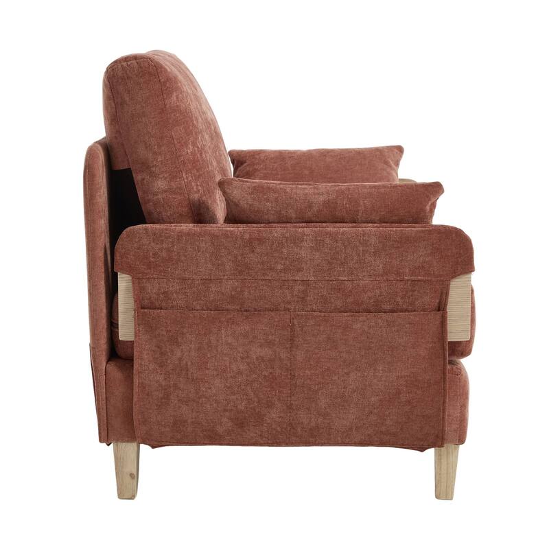 Convertible sofa bed, 3-in-1 convertible with 3 pillows