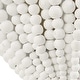 preview thumbnail 5 of 4, Uttermost Biddeford 1 Light White Beaded Sconce - 10"W x 6"D x 14"H
