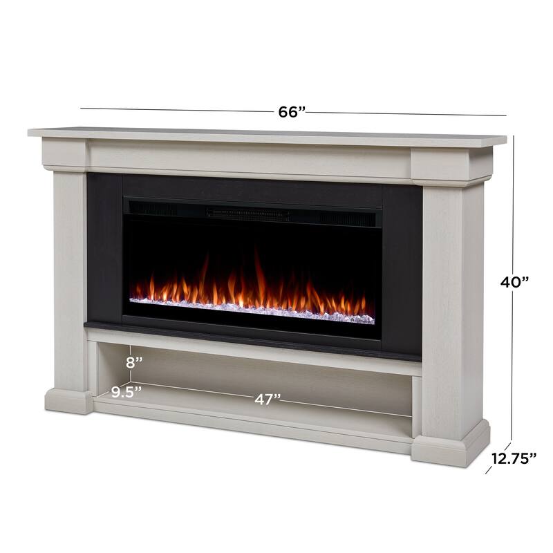 Bristow 66" Smart Landscape Electric Fireplace by Real Flame