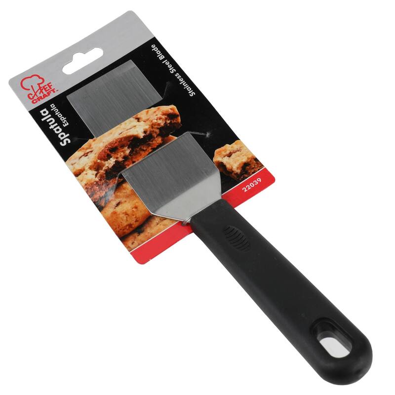 Chef Craft 8.5-Inch Select Stainless Steel Mini Solid Cookie Spatula