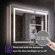 preview thumbnail 33 of 79, Modland 24"-42W x 36"H LED Medicine Cabinet Mirror with USB Charging,5x Makeup Mirror