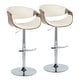 preview thumbnail 8 of 70, Carson Carrington Kanteborg Adjustable Bar Stool with Rounded T Footrest (Set of 2)
