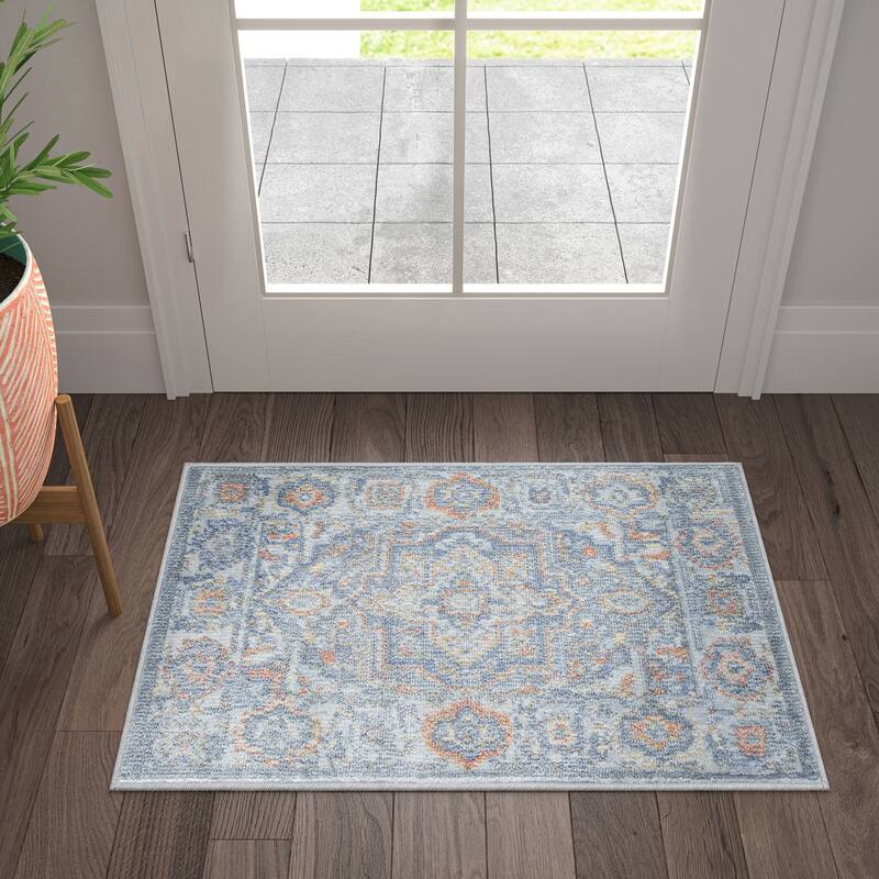 Allegra Oriental Medallion Indoor Area Rug