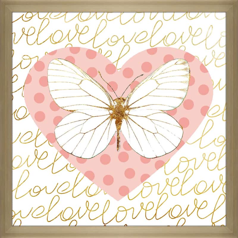 "Butterfly Love (Peach)" by Jodi Print on Acrylic