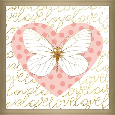 "Butterfly Love (Peach)" by Jodi Print on Acrylic