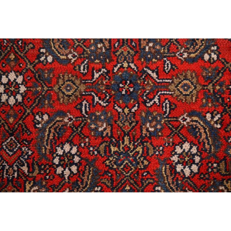 Pre-1900 Antique Malayer Persian Wool Runner Rug Hand-knotted Carpet - 6'10" x 16'9"