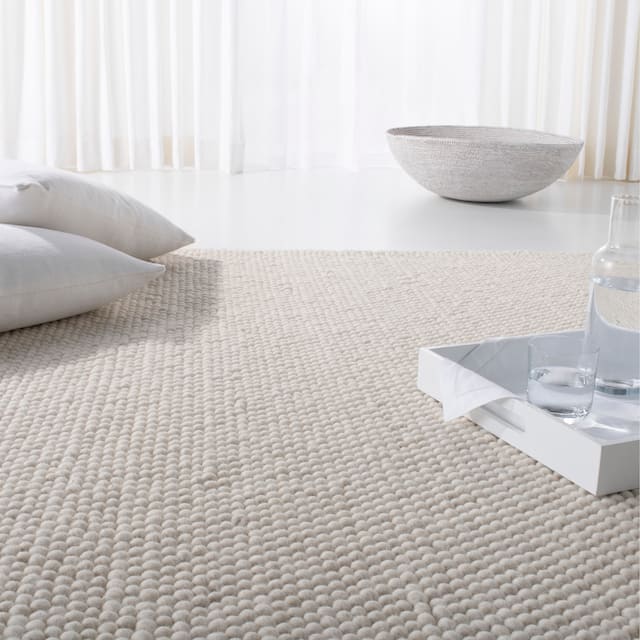 Lauren Ralph Lauren Handmade Carisbrooke Solid Wool Rug - 9' x 12' - Cream