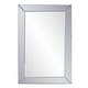 preview thumbnail 9 of 13, Allan Andrews Rectangular Wall Mirror with Mirrored Smoky Gray Wood Frame - 30.3/4" x 45.1/2" x 3/4"