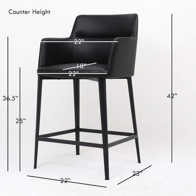 Williamsburg Modern Upholstered Bar Stool (25-inch/ 29-inch)
