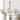 LALUZ Modern Gold 8-Light Large Wheel Chandelier Glass Light for Dining Living Room - D 39.3" x H 31.8"