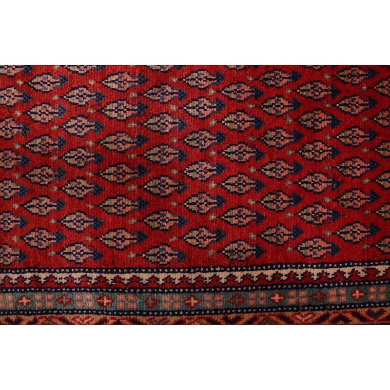 ECARPETGALLERY Hand-knotted Andelz Red Wool Rug - 6'3 x 9'9
