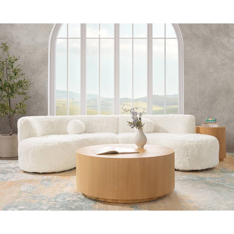 Classic Home Octavia Sectional Sofa - Vanilla