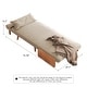 preview thumbnail 10 of 10, JASIWAY Modern Upholstered Convertible Sofa Bed