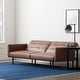 preview thumbnail 19 of 36, Lucid Comfort Collection Futon Sofa Bed with Buttonless Tufting