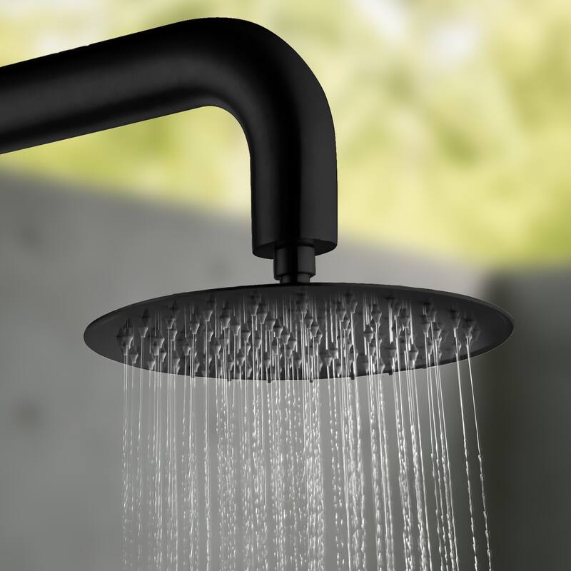 63"H 316 Stainless Steel Wall-Mounted Heavy-Duty Outdoor Shower