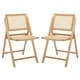 SAFAVIEH Couture Desiree Cane Folding Dining Chair (Set of 2) - 18 in ...