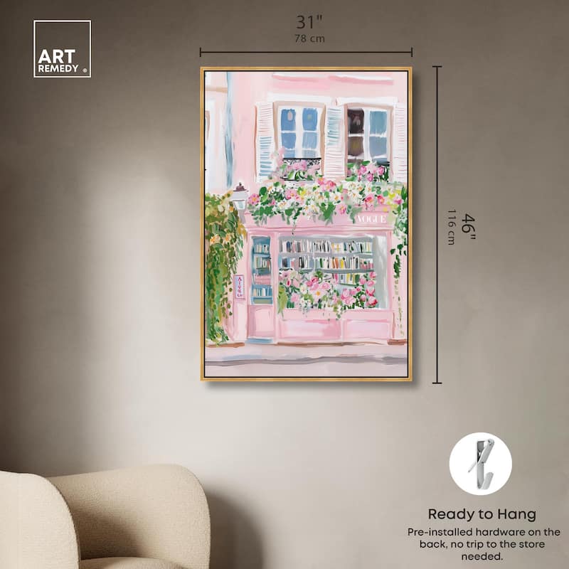 Little Magazine Store Canvas by Art Remedy
