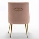 preview thumbnail 45 of 106, SEYNAR Modern Dining Chairs Set of 6, Velvet Accent Chair Tufted Back Armless Chair with Back Pull