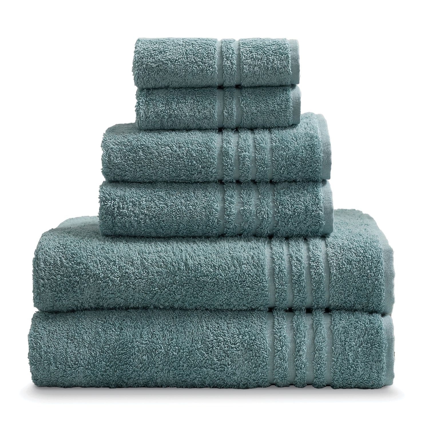 Ella Jayne 6-Piece Towel Set (2-Wash, 2-Hand, 2-Bath)