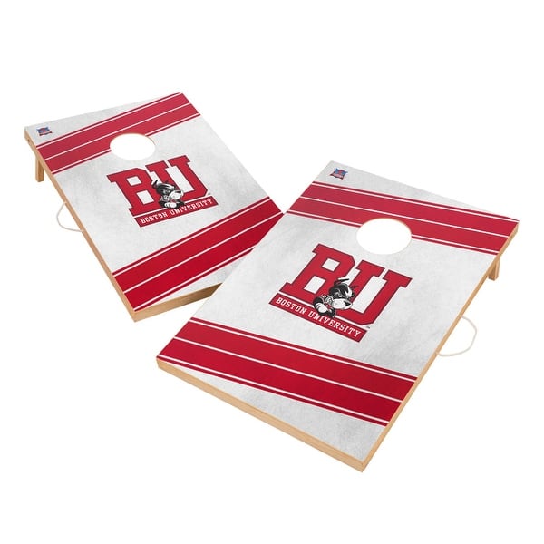 slide 2 of 5, Boston University Terriers Regulation 2x4 Cornhole Set