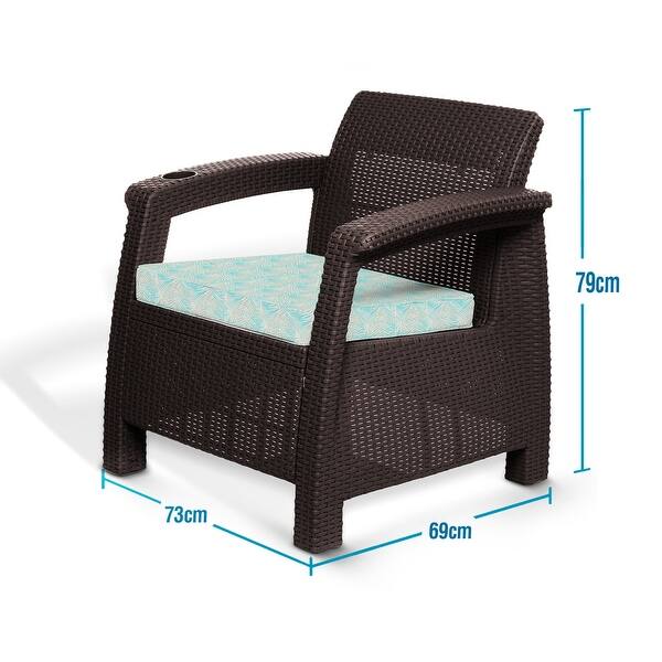 Shop Mq Ferrara 3 Piece Estar Furniture Set With Luxury Seat Cushions Overstock 31696540