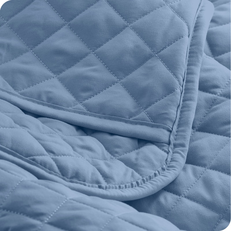 Bare Home Diamond Stitched Lightweight Microfiber Coverlet Set