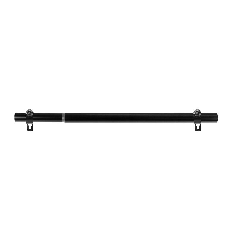 InStyleDesign 1 inch dia. Single Rod Extender - 66 to 120 inches - Black